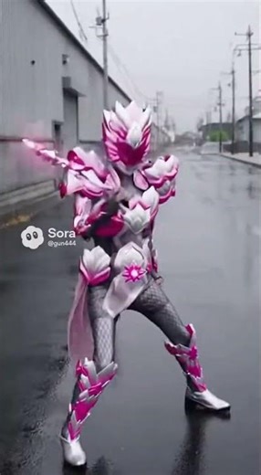 花モチーフの変身ヒロイン #ai #オリジナル #特撮 #変身