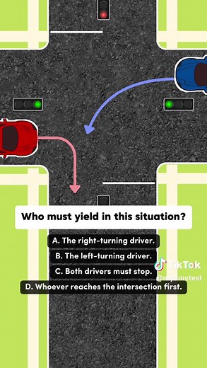 Understanding Right-of-Way Rules at Traffic Lights