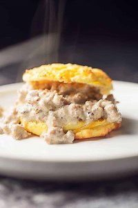 Keto Biscuits and Gravy • Low Carb with Jennifer