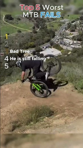 These MTB Crashes Are BRUTAL 😱 #mtb #crash #fails