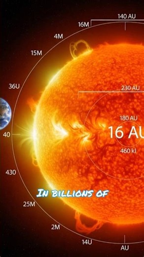 The Day the Sun Dies… Earth Has No Escape 😳#astronomy