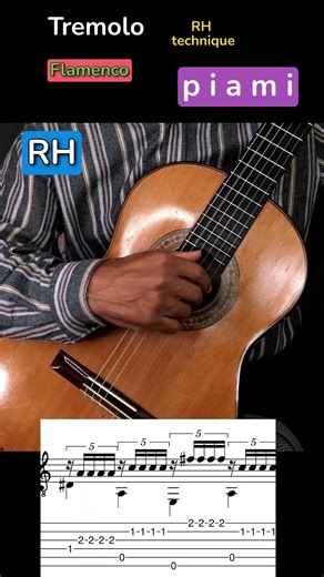 Flamenco Tremolo – pattern piami