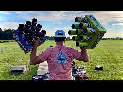 THREE STATION FIREWORK SHOW 500 CANISTER SHELLS (INSANITY)