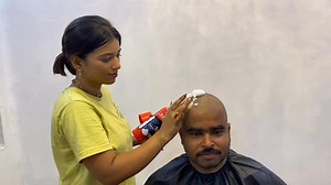 Head Shave Video By Miss Barber | Wonder_TRISHA