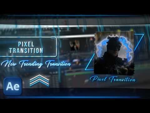 Pixel Scan Transition | Easiest Way to Make Pixel Scan Transition | After Effects