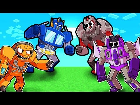 Rainbow Friends but Everyone is TRANSFORMERS!! (Autobots vs Decepticons)