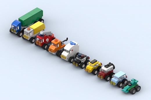 LEGO MOC-164884 Micro cars (Cars 2023)