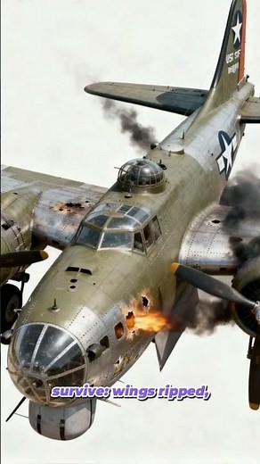 B 17 Flying Fortress The American Bomber That Refused to Fall #ai #ww2history