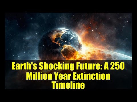 Earth's Shocking Future: A 250 Million Year Extinction Timeline