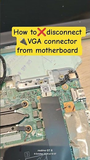 How to disconnect VGA connector from motherboard safely without damage