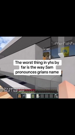 Sam Gladiator Pronouncing Grian's Name in Yandere High School