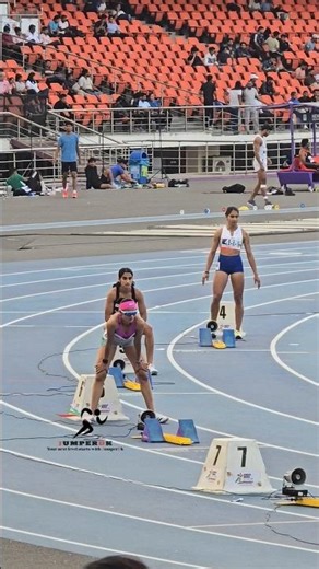 400 mtr women athlete ready to run🔥 #sports #trackwork #athletics #tips #trackandfield #trackchamps