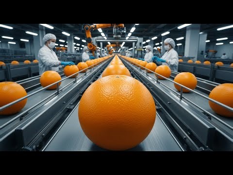 See How Millions of Oranges Are Grown and Harvested Efficiently