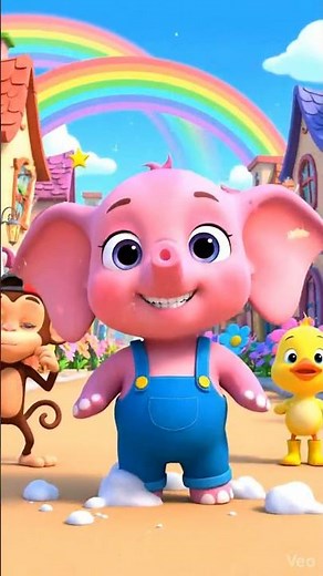 Baby Elephant’s BEST DAY EVER! 🐘🌈🎵 | Fun Nursery Rhymes for Kids