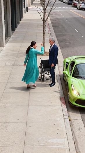 Woman Dumps Fake Wheelchair Guy, But He Drives Off In His Ferrari! #drama #surprise | Kindness Counts