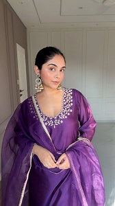 2.1K views | Sharmin Panjwani dolls up in elegant shades of purple...