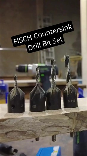 FISCH Countersink Set: Precision Woodworking Tools