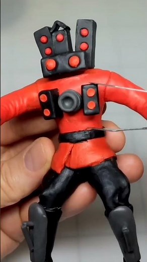 I made Titan SPEAKERMAN 3.0 supper | Skibidi Toilet | for Polymer Clay,Skibidi Toilet