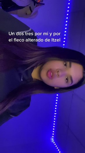 Dancing Under Blue LED Lights: A Relaxed Vibe