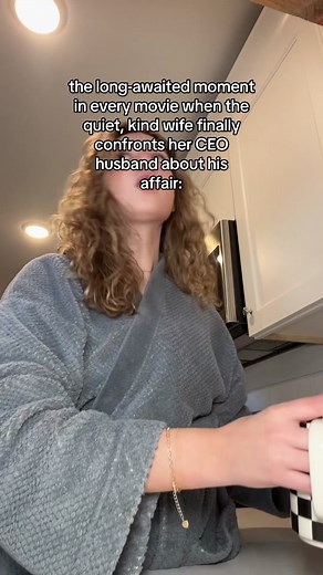 she’s known about it for A WHILE but doesn’t say anything until the end of the movie