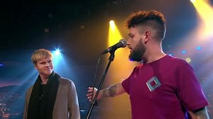What. A. Moment. Local singer John Garrity Music didn't know he was about to be joined on stage by Kodaline's Stephen Garrigan #NolanLIVE | Stephen Nolan
