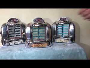 Seeburg 3W1 1950 Jukebox Wall Boxes.