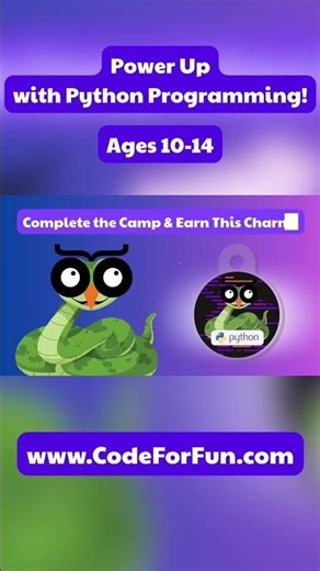 Kids Coding Camp | Power Up with Python Programming
