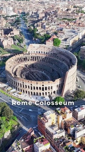 The Colosseum in Rome, Italy. #4k #shorts