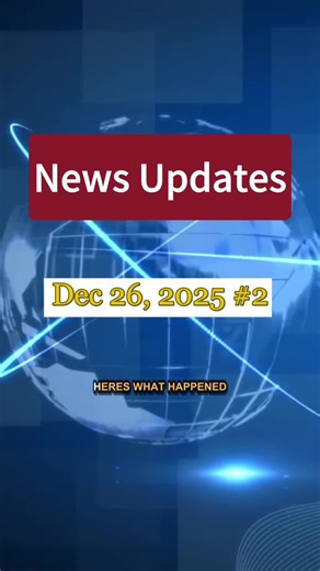 Today in U.S. - Dec 26, 2025 #news #politics #newsupdate #foryourpage #trump