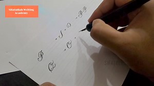 Copperplate script || How to write letter P #sifatullahislam #calligraphy #CopperplateCalligraphy #copperplatescript A new batch of Cursive calligraphy will start Soon . | Sifatullah Writing Academy