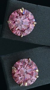 Simple studs, not-so-simple color. Round pink stones in warm gold—clean, bright, and easy enough to wear every day, but they still hit like a little mood lift every time they catch the light. #BezAmbar #StudEarrings #PinkGemstones #FineJewelry | BEZ AMBAR The Art of Jewelry