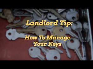 LANDLORD TIP: HOW DO YOU MANAGE YOUR KEYS