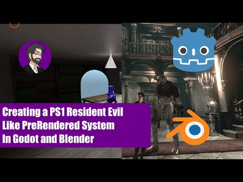 Creating A PS1 Resident Evil Prerender System In Godot