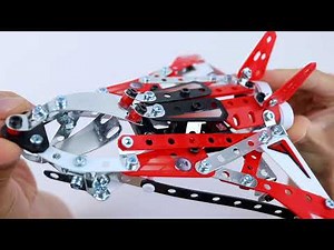 VIDEO DEMO - Construis ton propre avion de course Meccano !