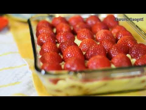 Brz i jednostavan kolac sa jagodama, gotov za 10 minuta / brza i lepa poslastica za celu porodicu