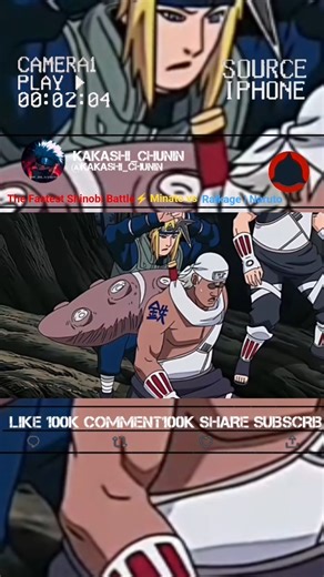 The Fastest Shinobi Battle ⚡ Minato vs | #naruto#narutoshort#anime#animeshort