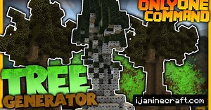 Minecraft Command: Tree Generator (1.8.1)