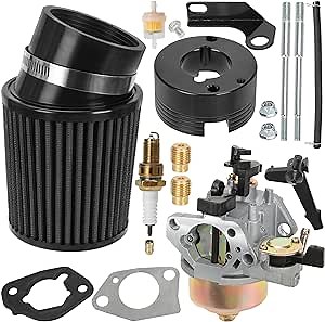 GREHUA Carburetor Carb Compatible with Predator 301cc 420cc 13hp 15hp GX340 GX390 OHV Engine 389cc Stage 1 Mini Bike Go Kart Golf Cart Mud Boats Lawnmower Pressure Washer