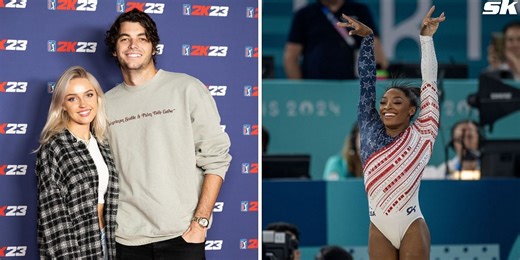 "That's my girl" - Taylor Fritz's girlfriend Morgan Riddle gushes over Simone Biles as gymnast creates history at Paris Olympics 2024 with team gold