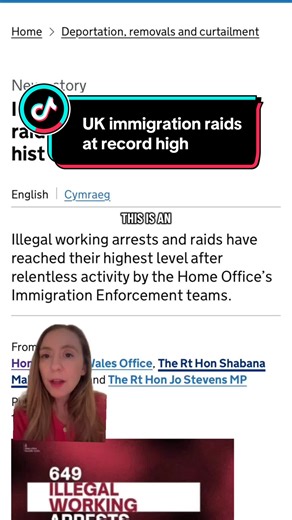 UK Immigration Enforcement Raids at Record Levels