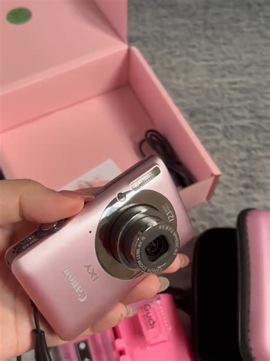 Canon ixy 200f - rare baby pink ˙˚ʚɞ˚˙ Pretty pink machine, bright and warm colors (extremely pretty 😍🩷) ✿⁠ Compact digicam ✿⁠ FULLY FUNCTIONAL (no issues) ✿⁠ English language ✿⁠ flash - working ✿⁠ zoom in zoom out - working (4x optical and digital) ✿⁠ Body cosmetics - 9/10 (sign of use only) ✿⁠ Can take photos and videos ✿⁠ 12.1 megapixel ✿⁠ 2.5 inch LCD screen Inclusions: ଓ・⁠Battery ଓ・⁠free universal charger ଓ・⁠SD card ଓ・⁠pink pouch Market price: 12k-13k Send DM for more info and price nego,