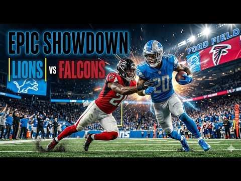 Lions vs Falcons Game Highlights | Crazy Plays & Touchdowns! 🚀