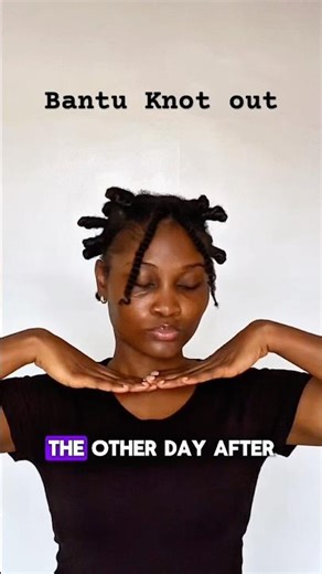 What styles do you make with your Bantu knot out? #bantuknots #naturalhairstyles