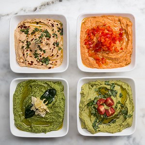 Hummus 4 Ways | Recipes
