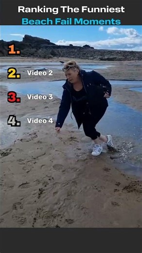 🏖️😂 Ranking The Funniest Beach Fail Moments!