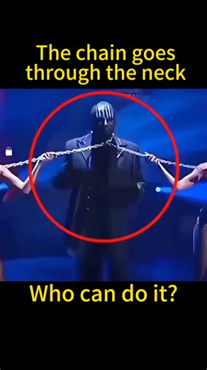 Magic tutorial of rope through the neck! #magicteaching #magic #魔术教学