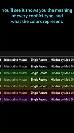 One Minute Modding - xEdit: Conflict Types #modding #fallout4 #gaming #skyrim #starfield #xedit