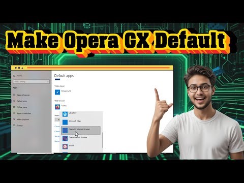 How To Change Default Browser To Opera GX - Quick Tutorial