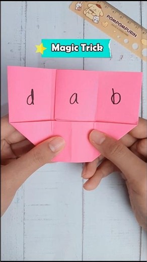 MAGIC TRICK 😮 Origami #origamicraft #short #creativeideas #viral #easydiy