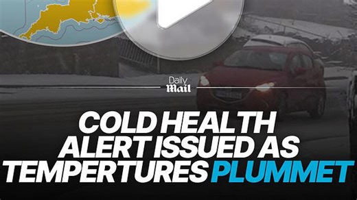 Cold weather alerts issued as UK temperatures plunge